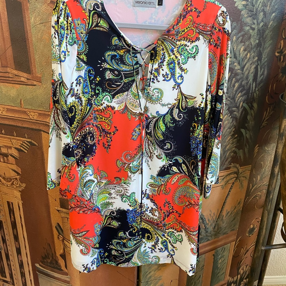 Veronicam patterened dress